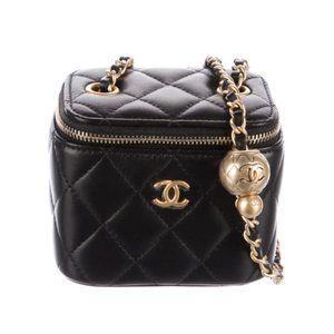 pearl crush channel VANITY BAG